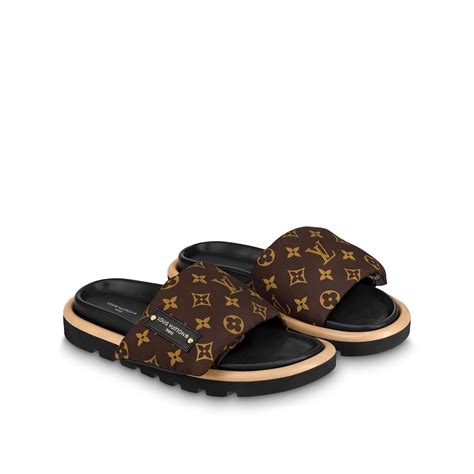 louis vuitton slides pillow|louis vuitton flat mule.